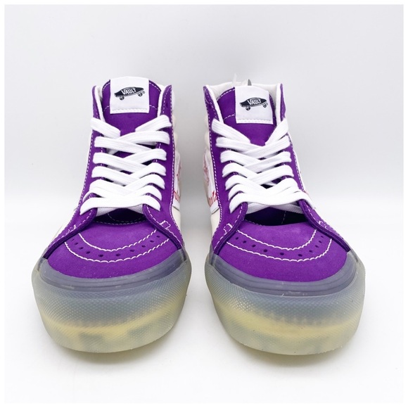 Vans Palm Angels Purple/Chipmunk SK8-Hi Reissue Sneakers - Picture 4 of 13